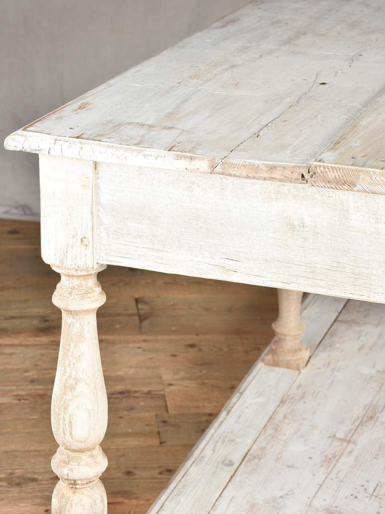 Antique French draper's table - 89¾"