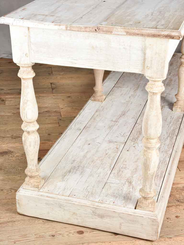 Antique French draper's table - 89¾"