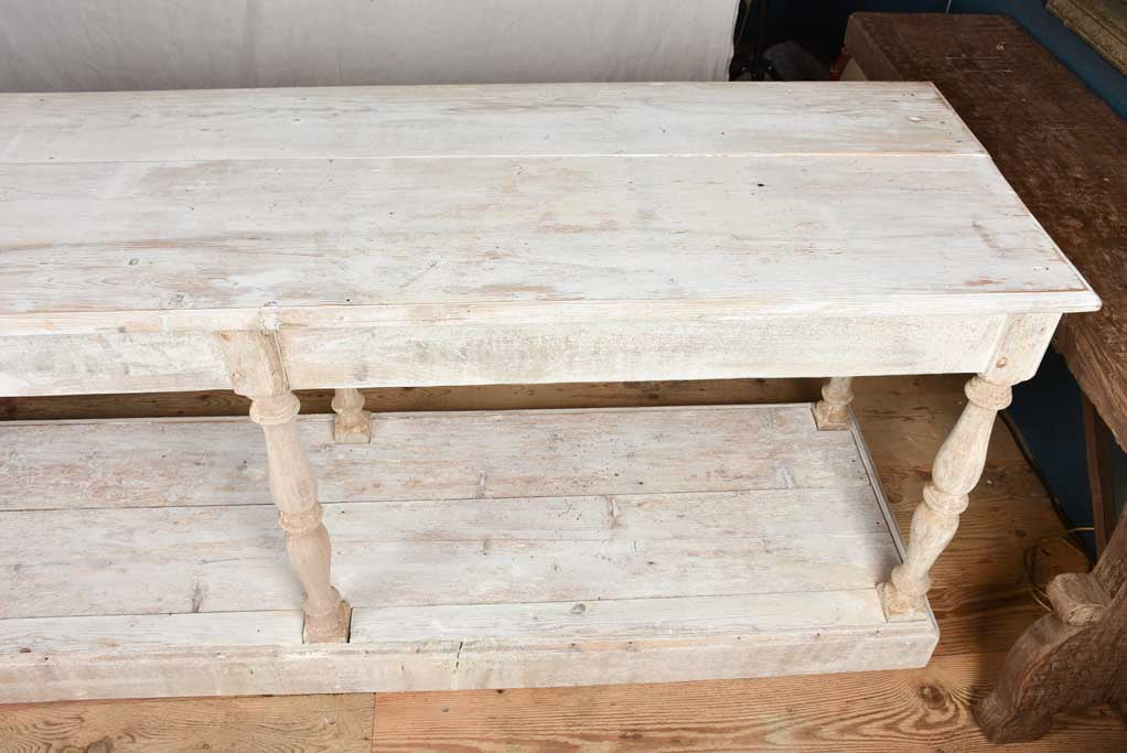 Antique French draper's table - 89¾"