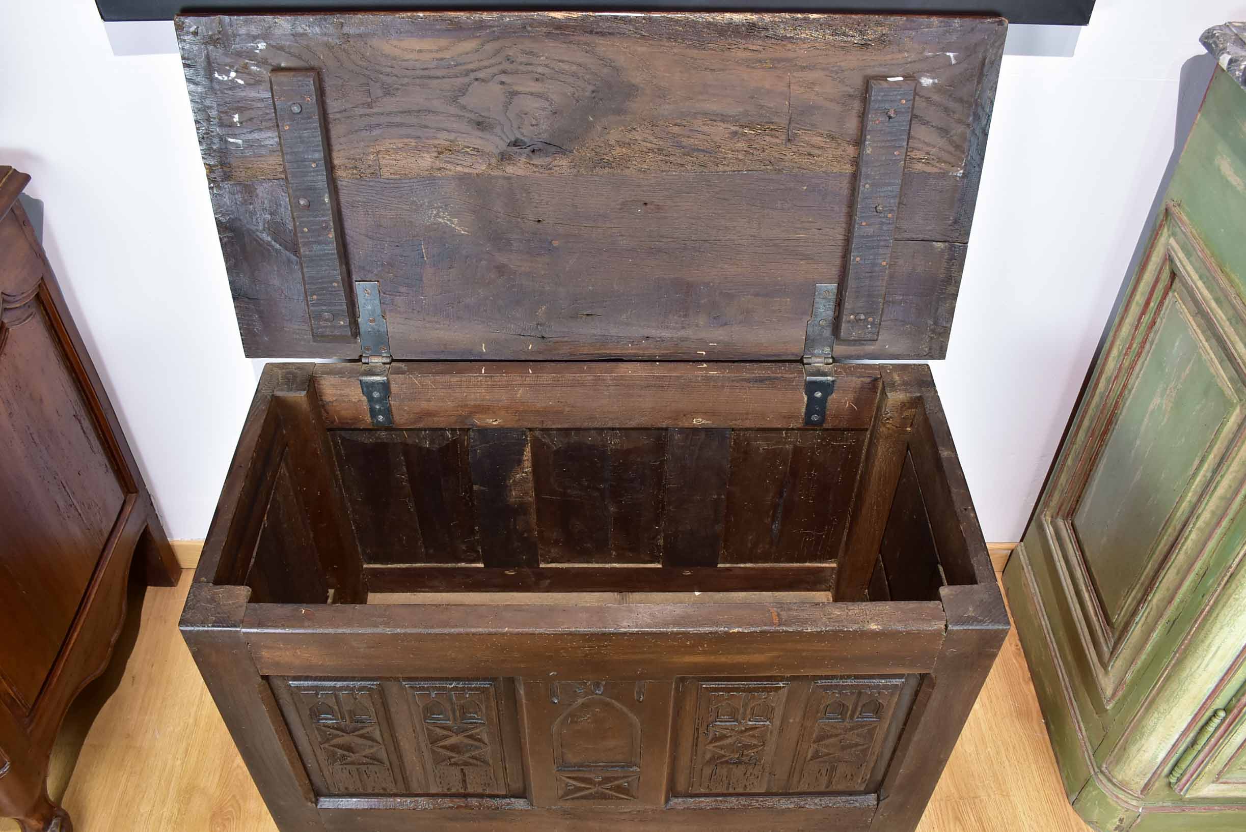 19th Century rustic trunk