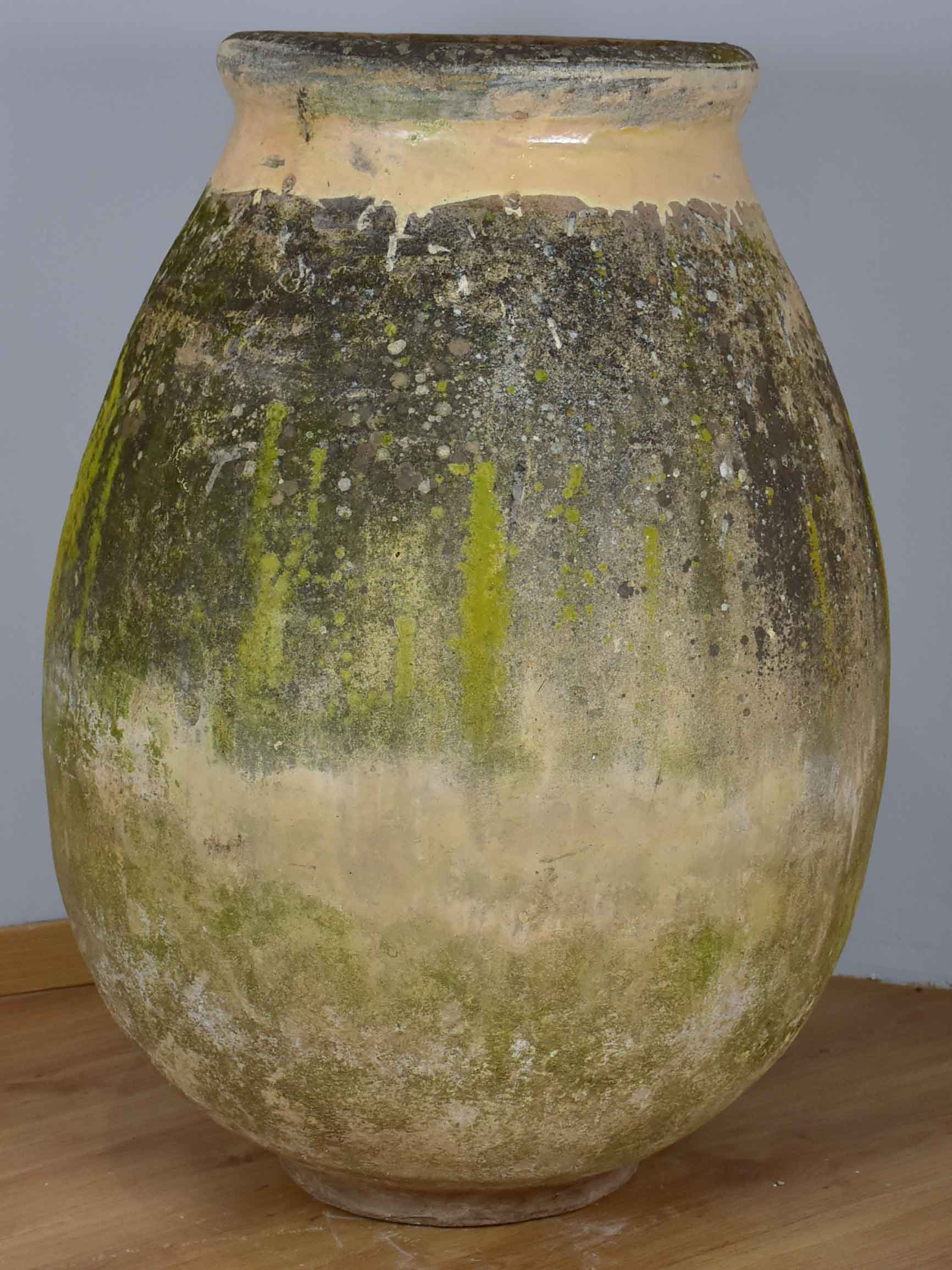 Large 19th Century French oil Biot jar