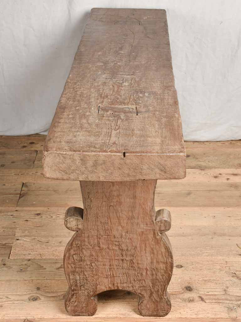 Primitive artisan made console table - 2 available - 67"