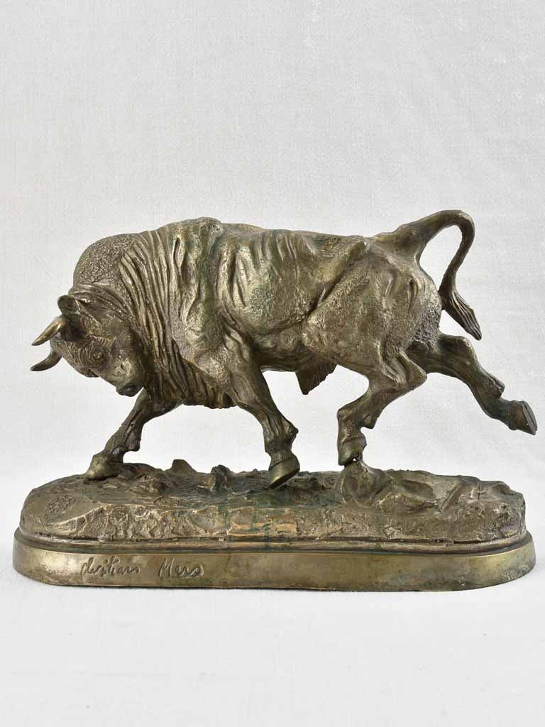 Bronze signed Christian Maas sculpture