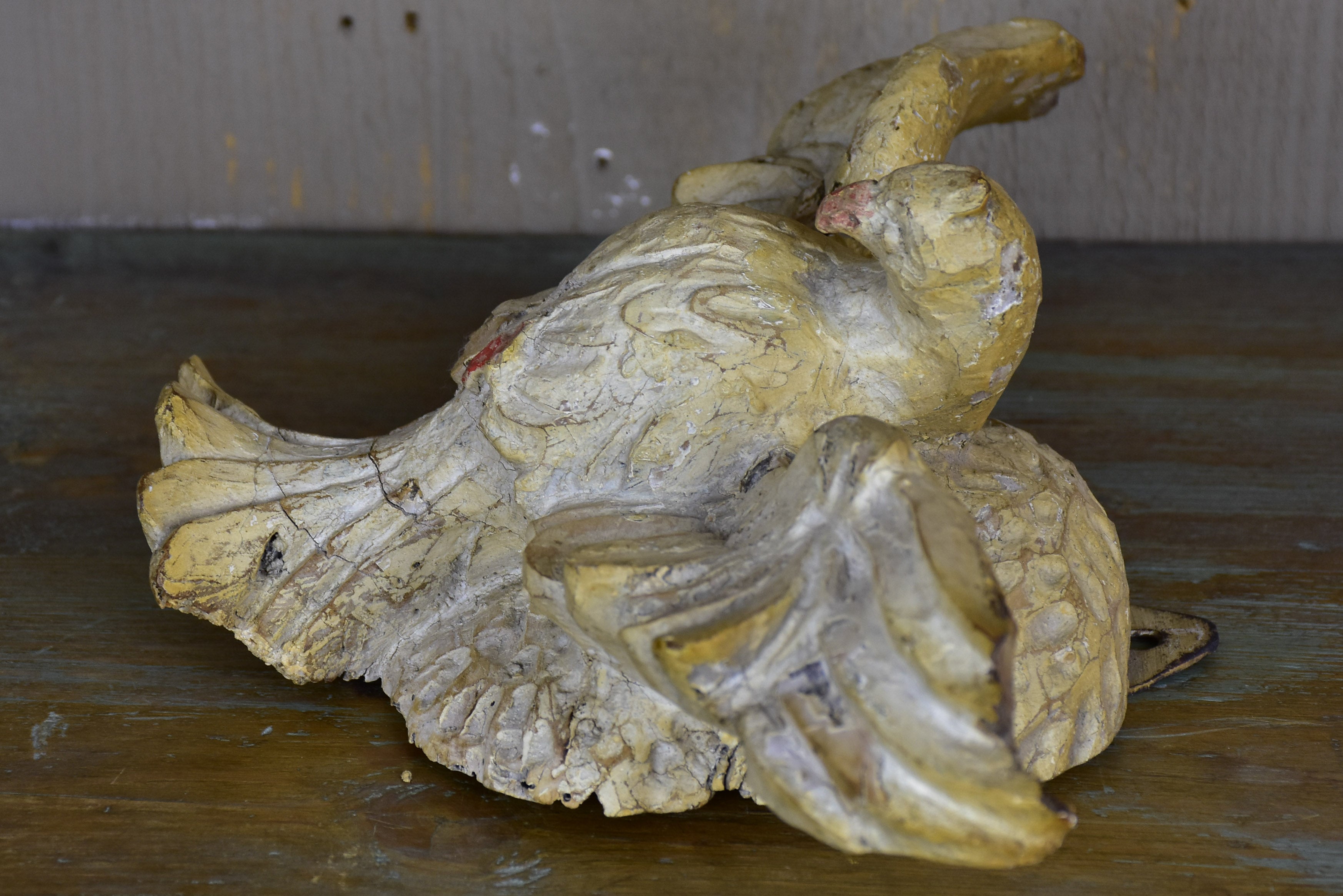 18th century salvaged dove - carved