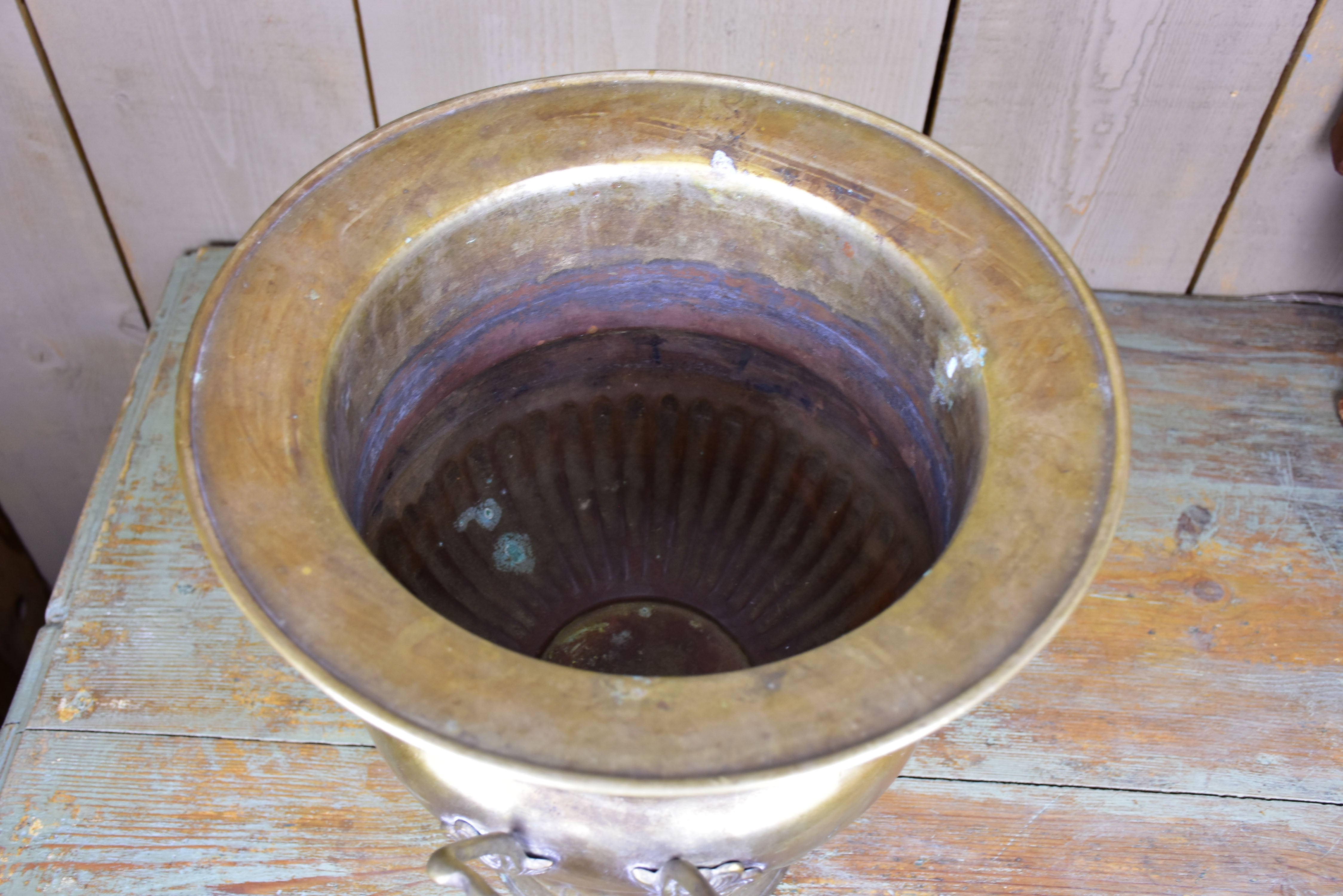 Very large antique French champagne bucket