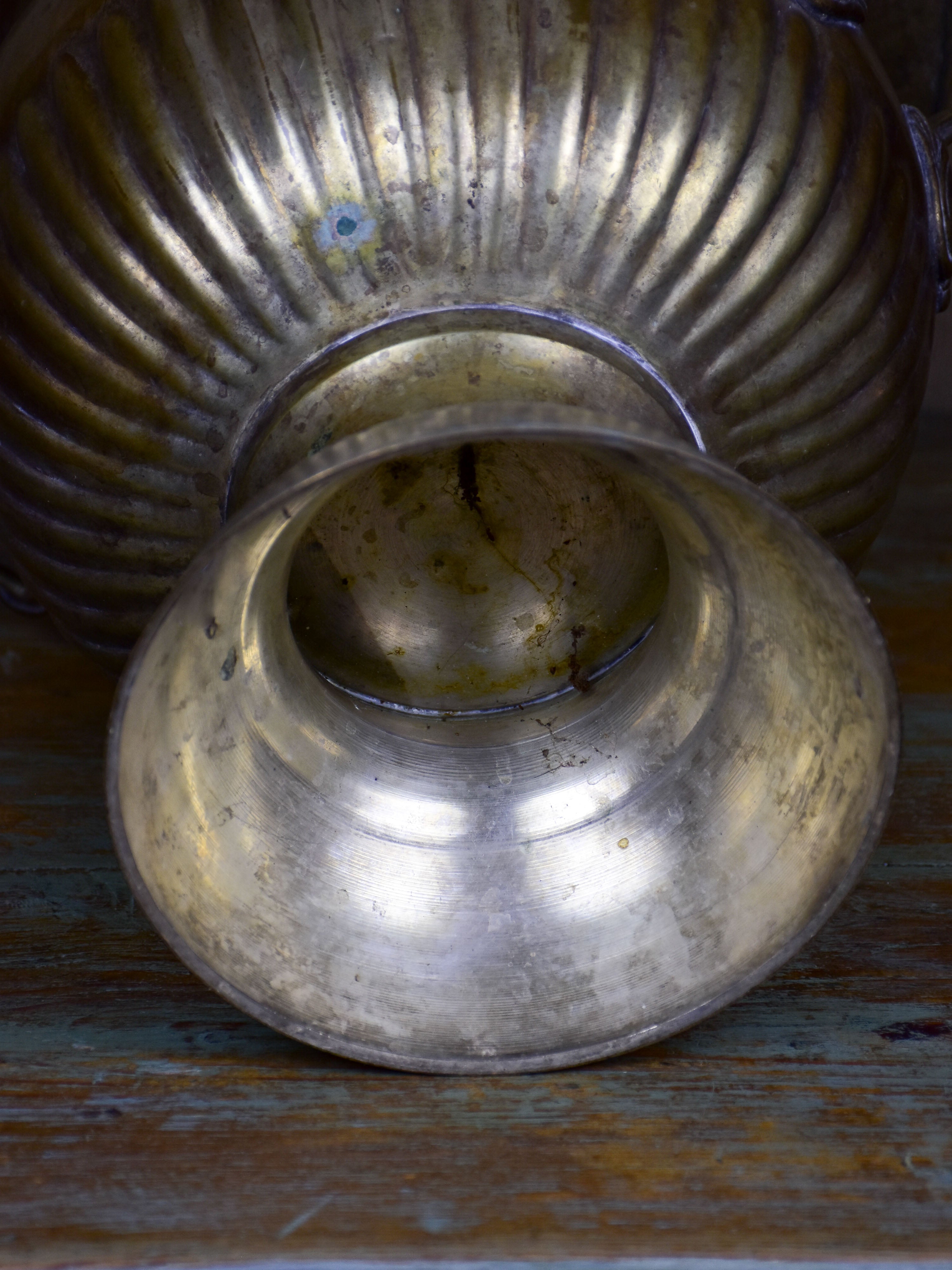 Very large antique French champagne bucket