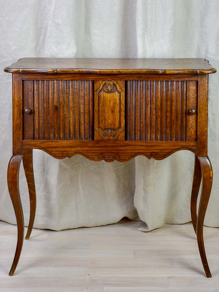 19th Century French double width nightstand for in between beds