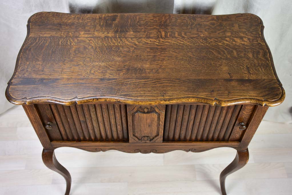 19th Century French double width nightstand for in between beds