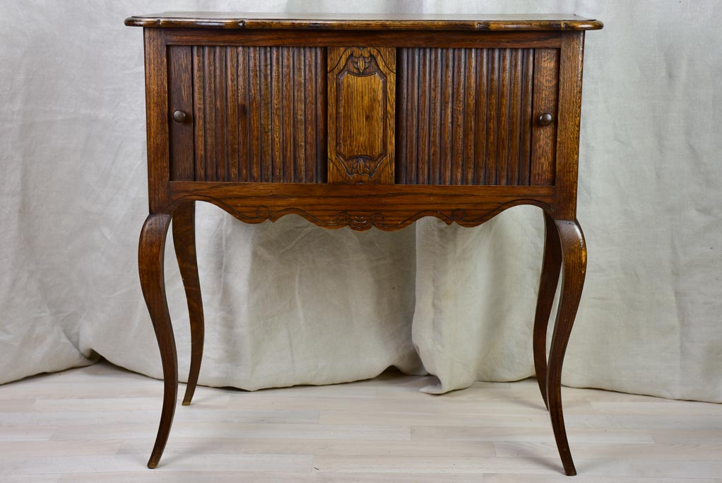 19th Century French double width nightstand for in between beds