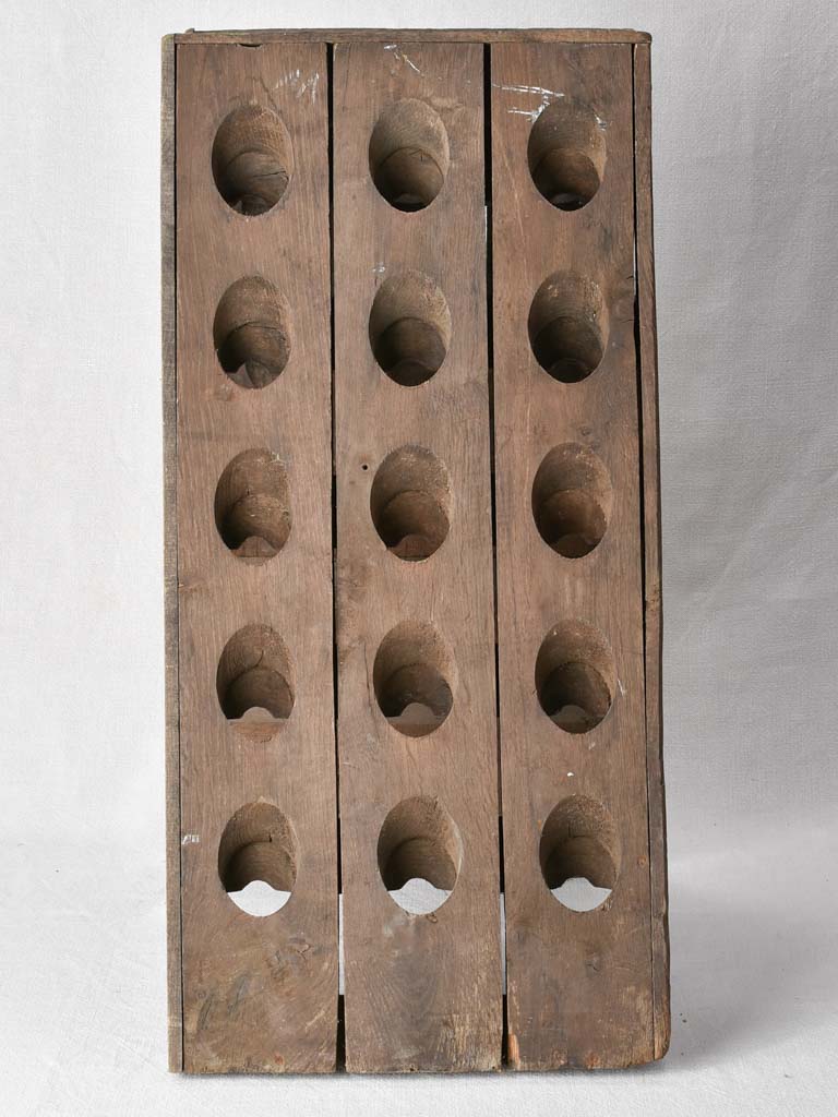 Antique bottle display stand - A frame 30 bottle capacity