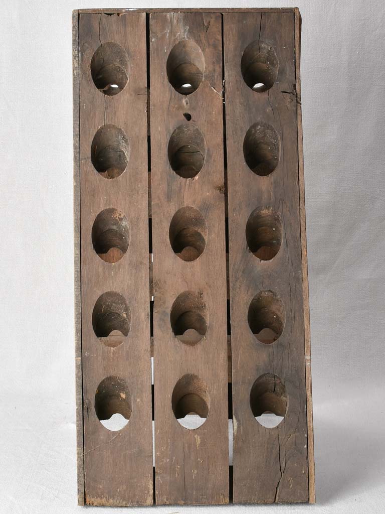 Antique bottle display stand - A frame 30 bottle capacity