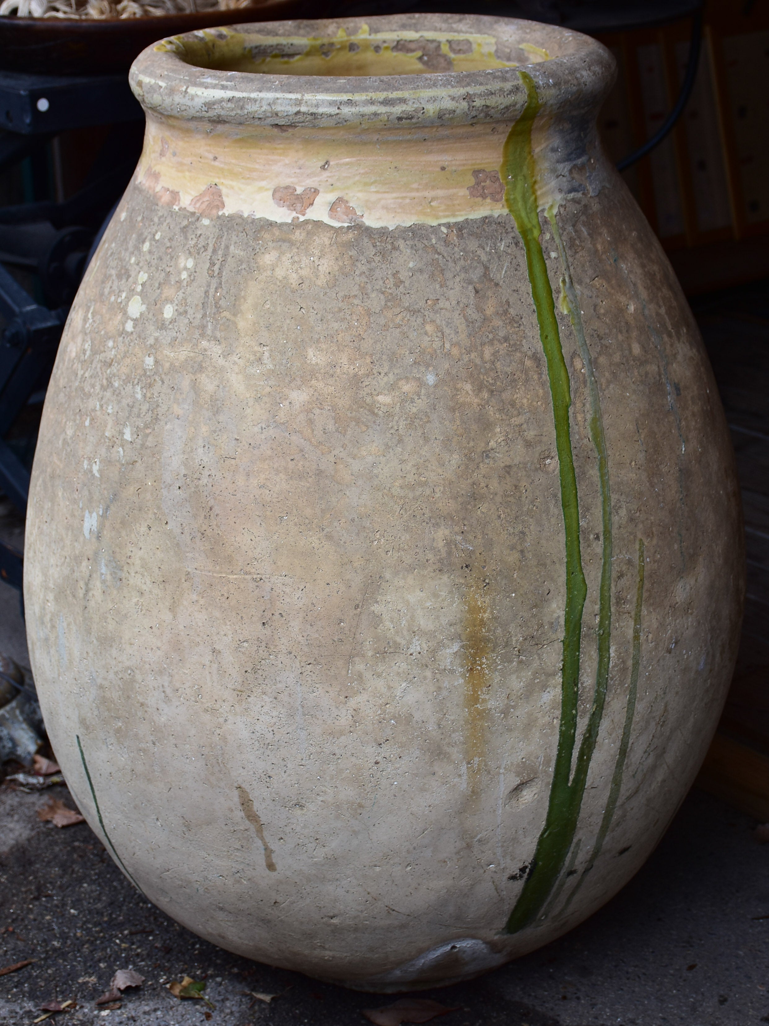 18th century French biot jar - 39"