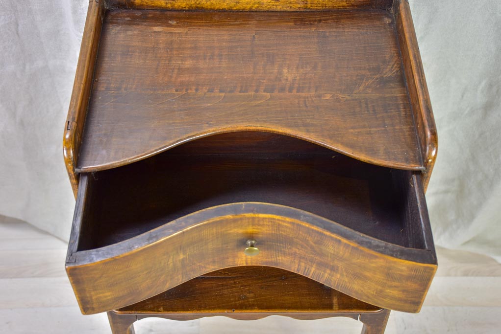 19th Century French night stand with five drawers