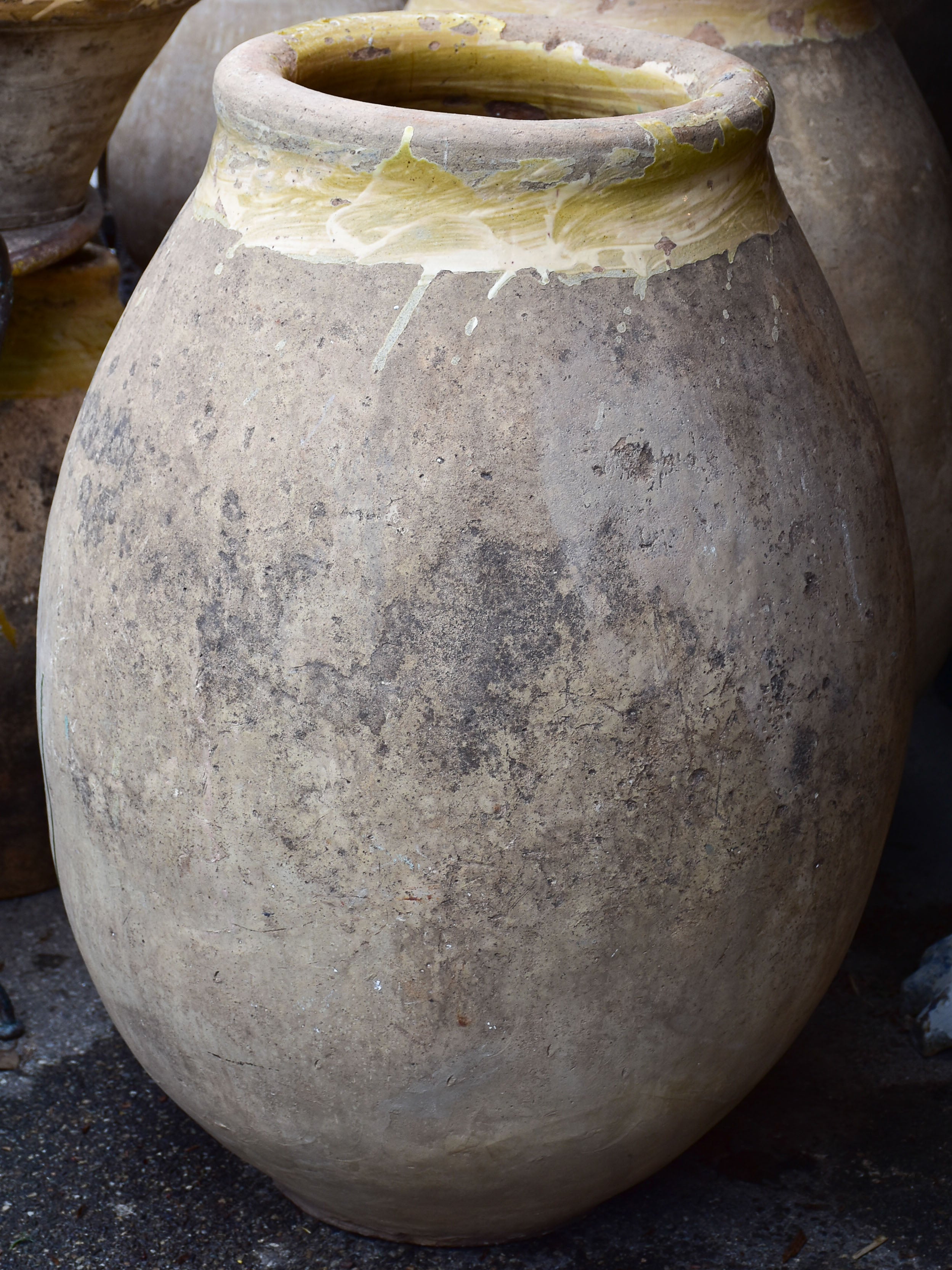 18th century French biot jar - 38"