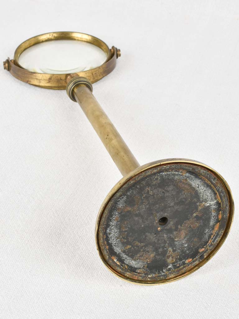 19th century jeweler's magnifying loupe 15¾"