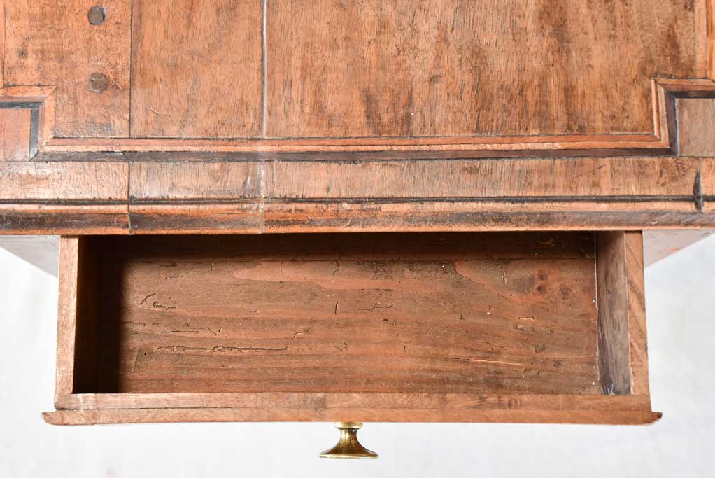 Walnut sofa table, 18th-century