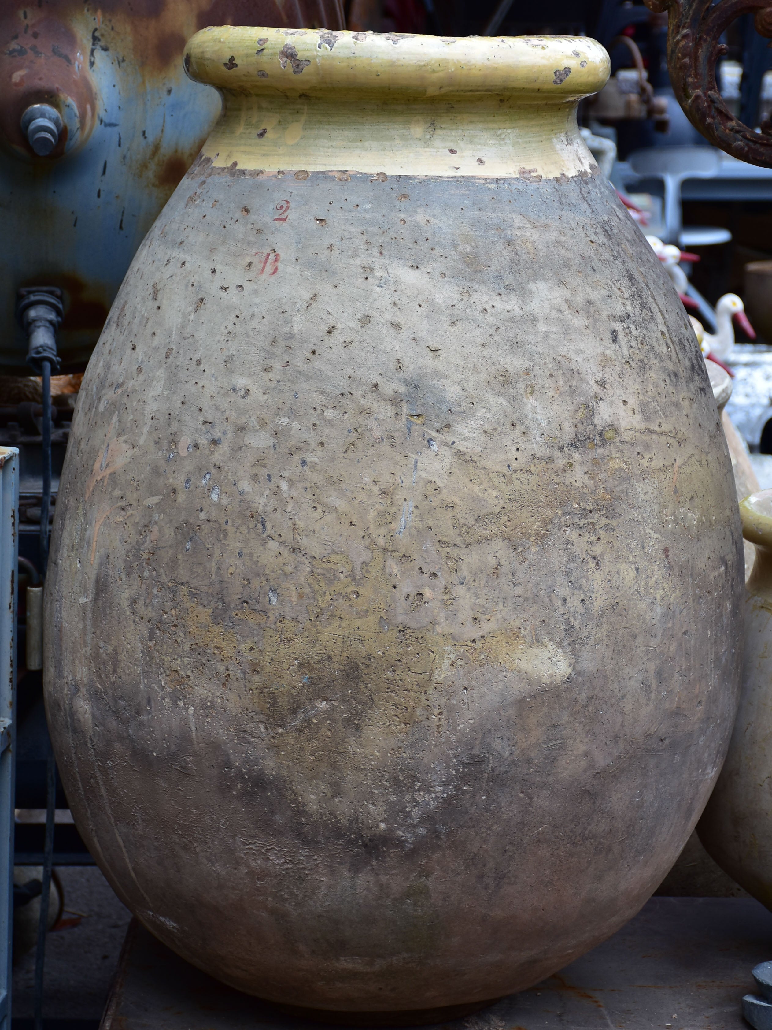 19th century French biot jar - 41"