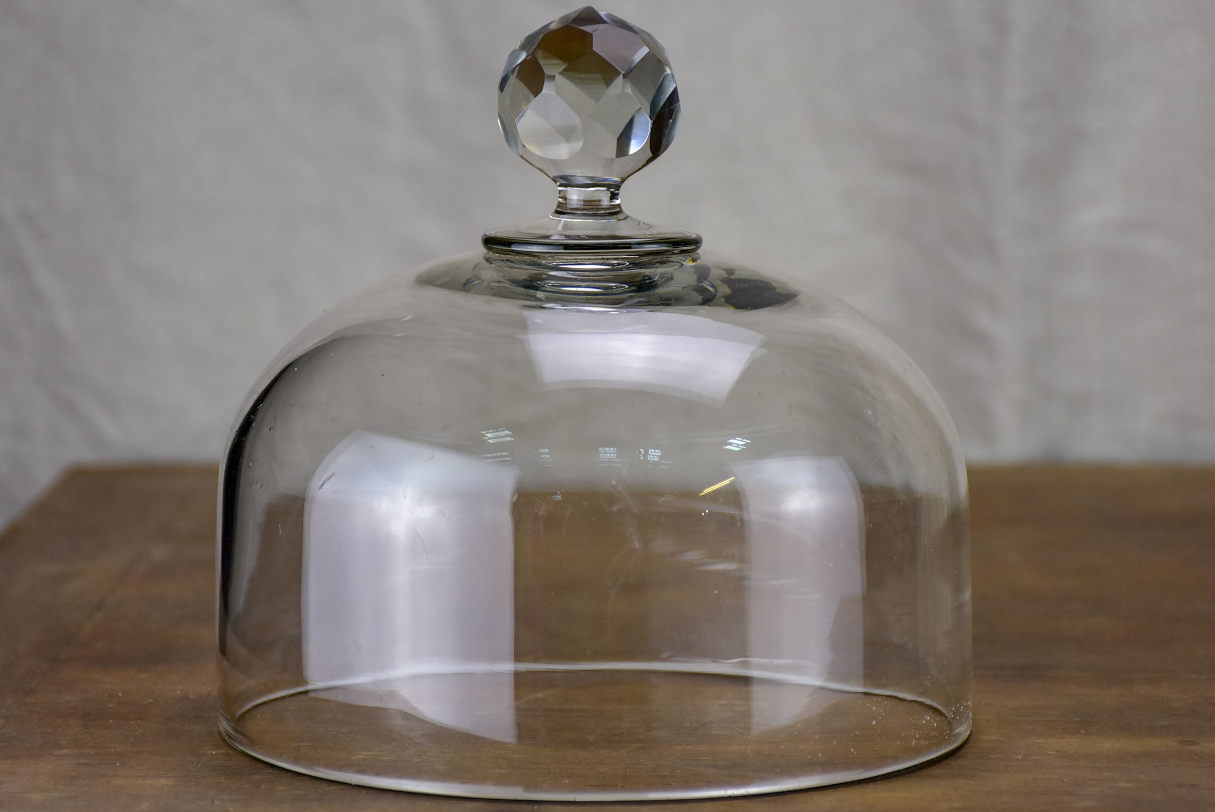 Vintage French glass dome