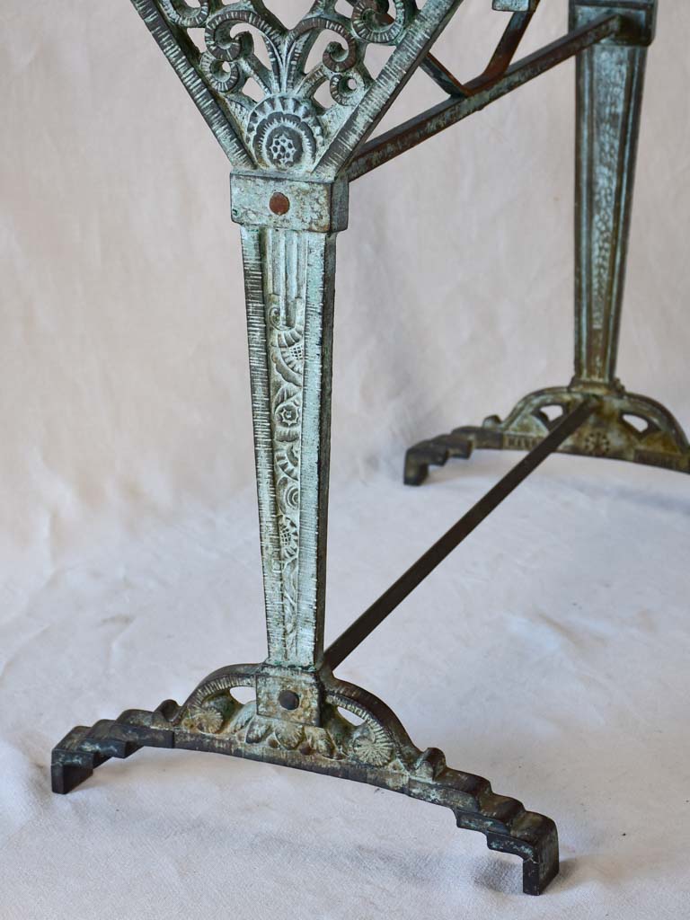 Art Deco mosaic bistro table SALVE 23¾" x 35½"