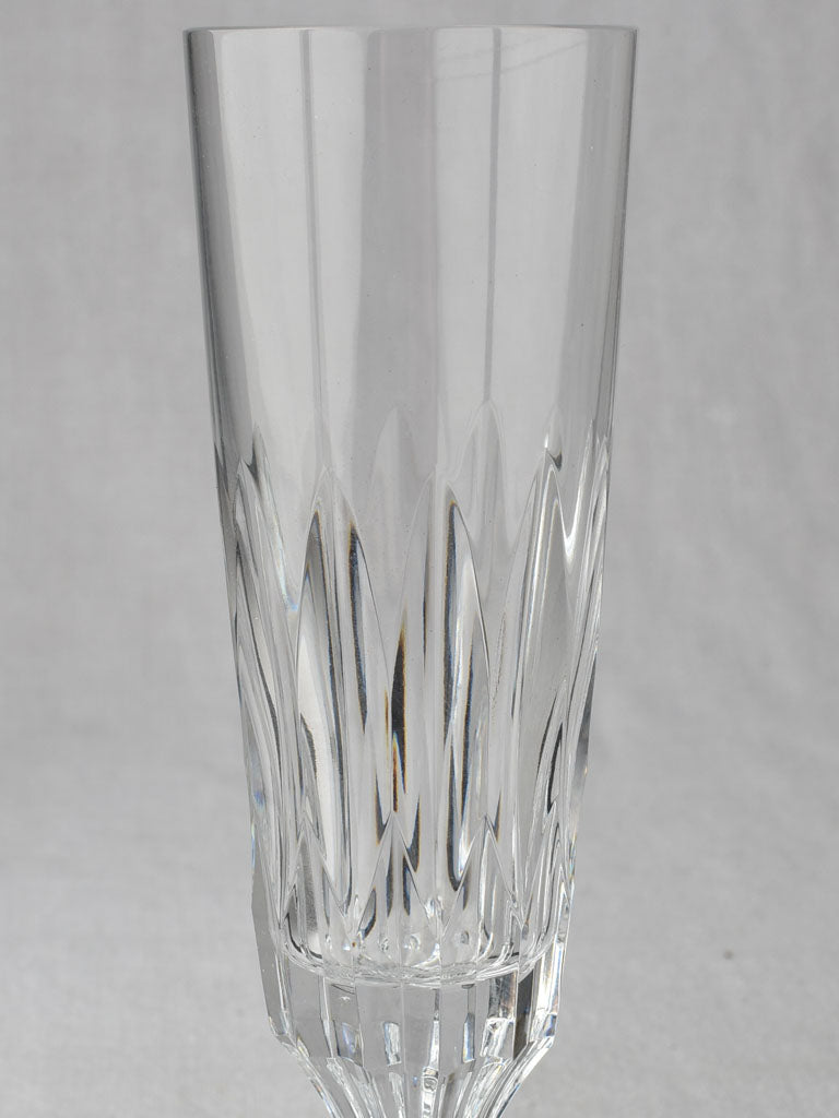 Mid-century Baccarat Assas crystal stemware