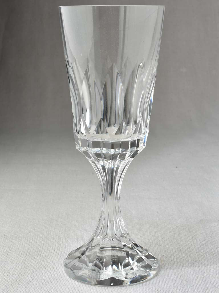 Classic Baccarat crystal wine glasses