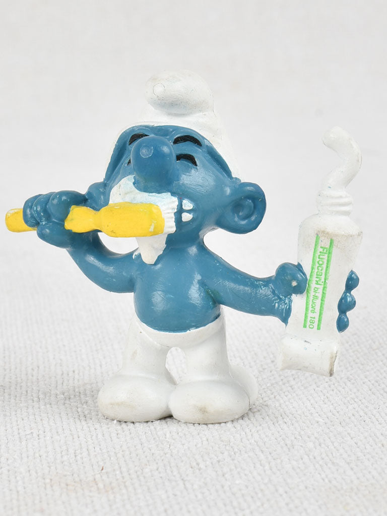 Collection of 5 vintage Smurf figurines 2¼"