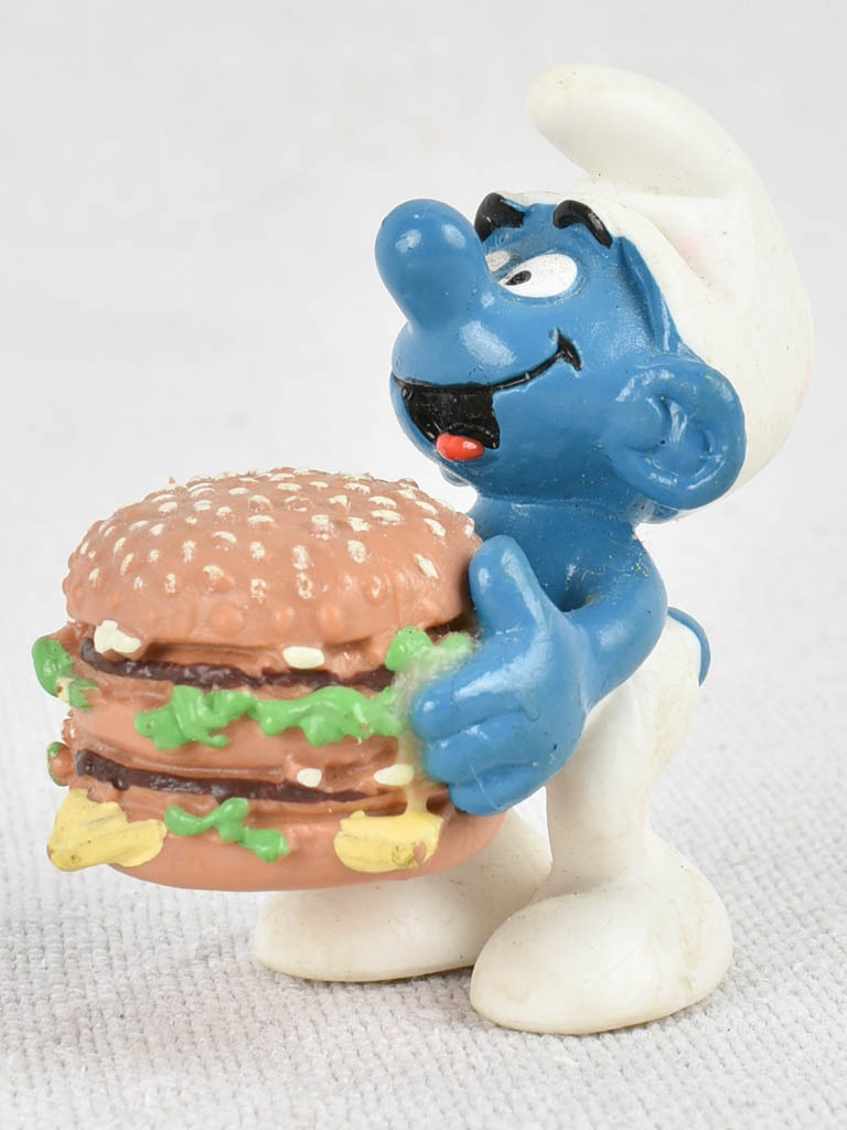 Collection of 5 vintage Smurf figurines 2¼"