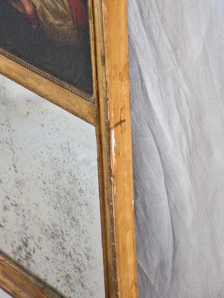 Canvas Repair Antique Mirror