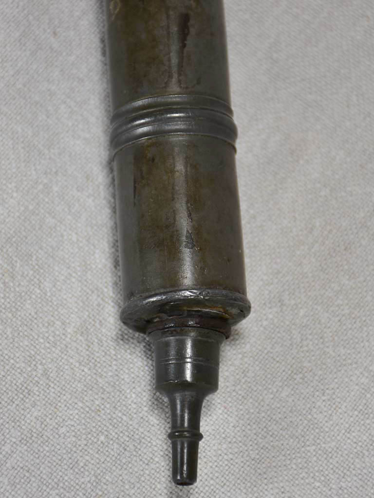 18th Century medical saline syringe 8¾"