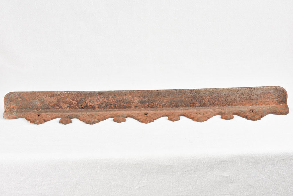 Cast iron spice rack from a bourgeois home 40½"