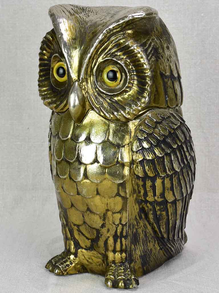 Vintage FreddoTherm owl ice bucket 11" high