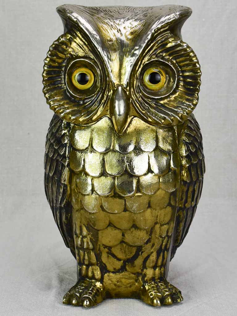 Vintage FreddoTherm owl ice bucket 11" high