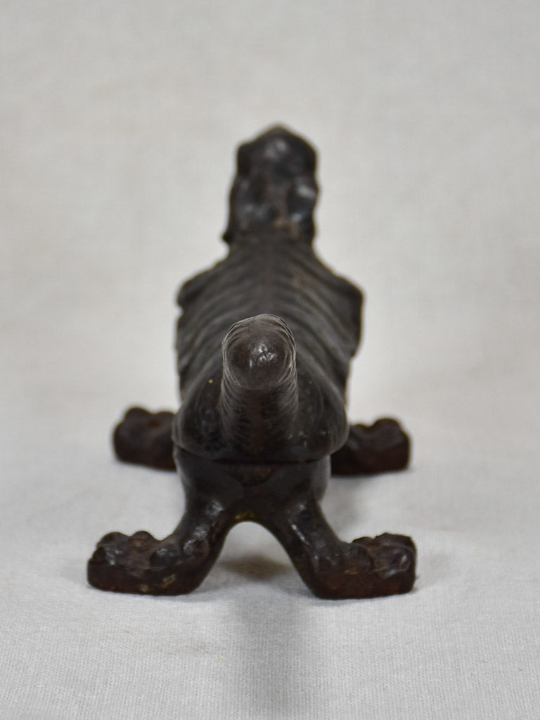 19th Century cast iron pharmacist's cork mold "mâche bouchon" - mythological creature 11"