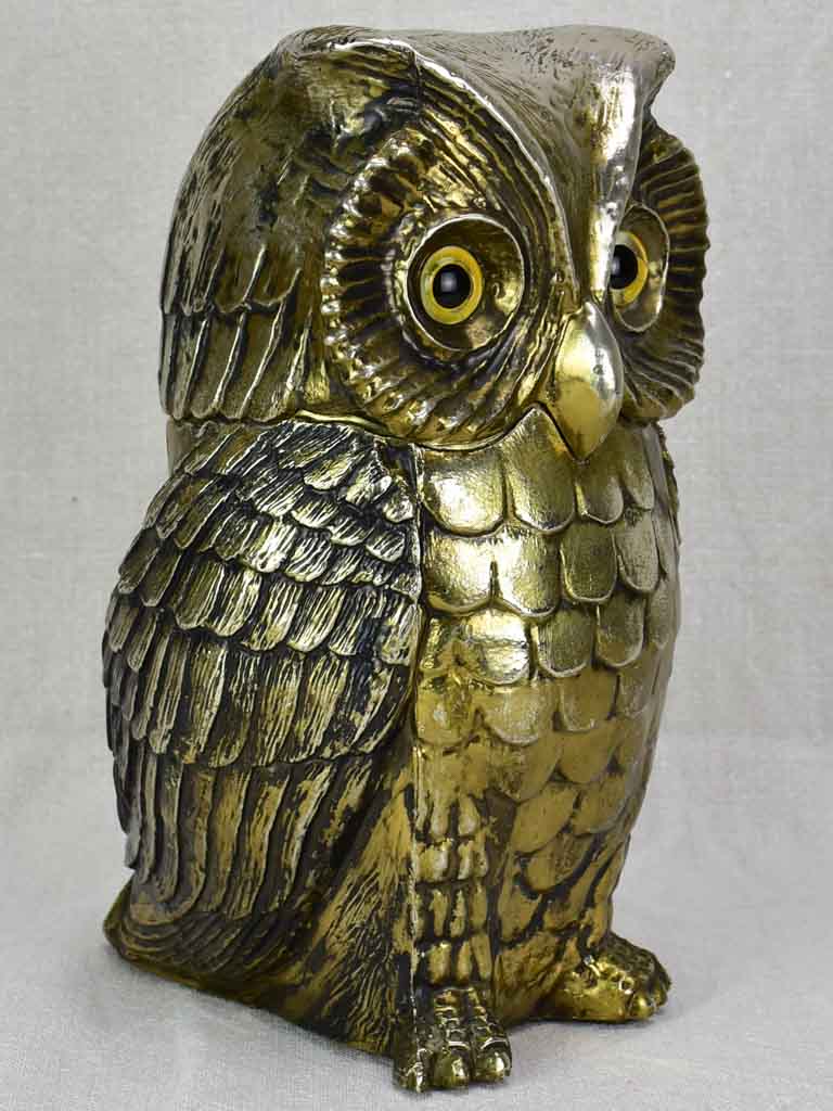 Vintage FreddoTherm owl ice bucket 11" high