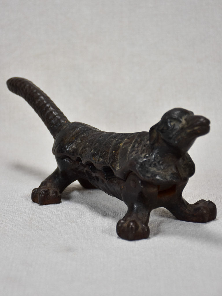 19th Century cast iron pharmacist's cork mold "mâche bouchon" - mythological creature 11"