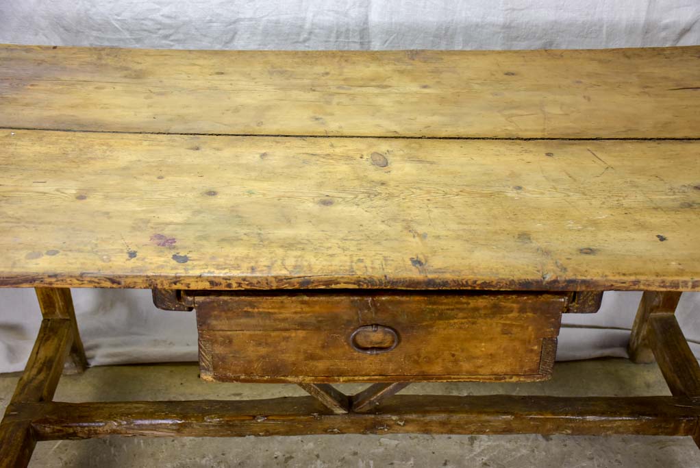 18th Century rustic Spanish kitchen table 30¼" x 69"