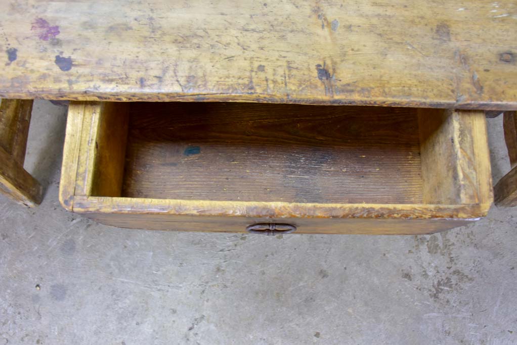 18th Century rustic Spanish kitchen table 30¼" x 69"