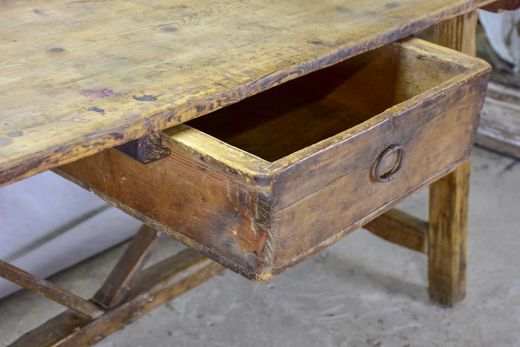 18th Century rustic Spanish kitchen table 30¼" x 69"