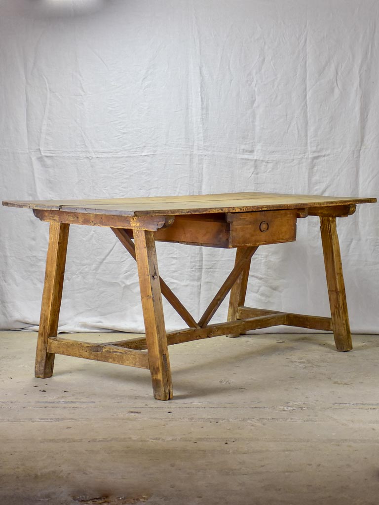 18th Century rustic Spanish kitchen table 30¼" x 69"