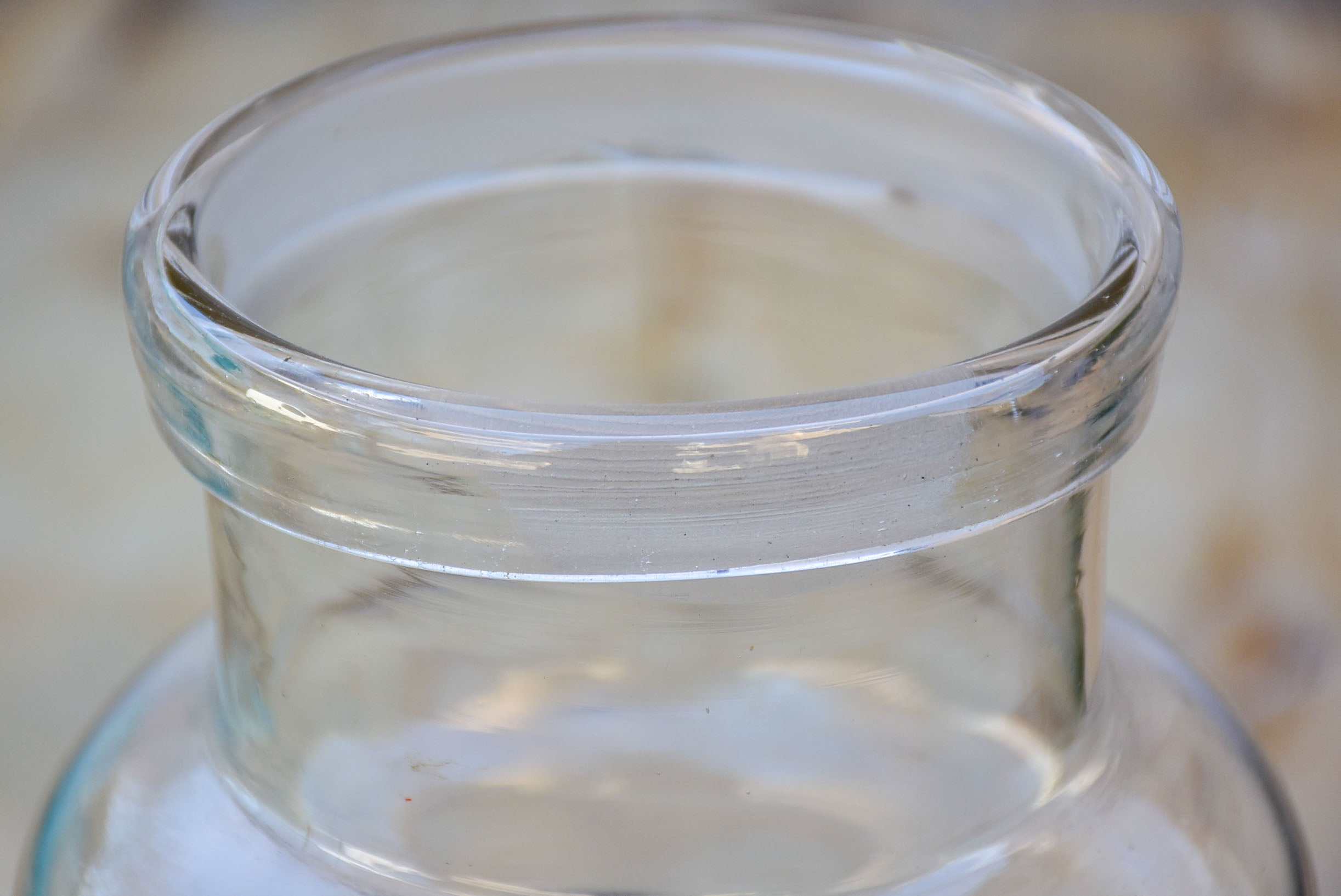 Very large glass jar with lid - from a candy store