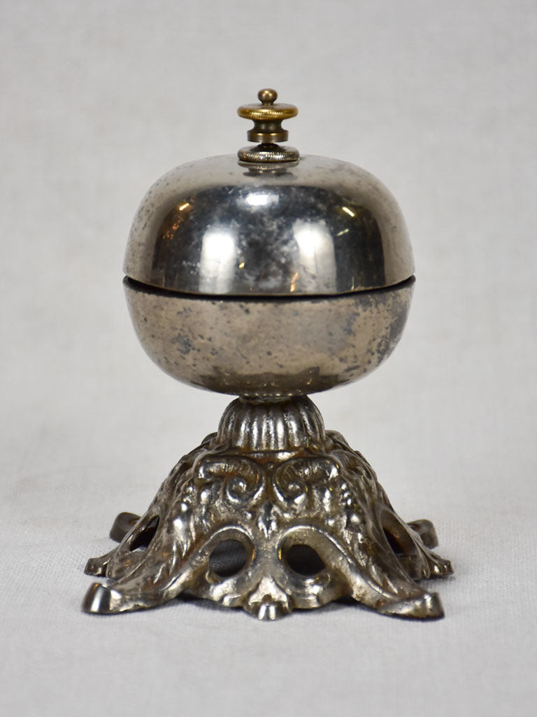 Antique French counter bell from a hotel or grand home - 1900's