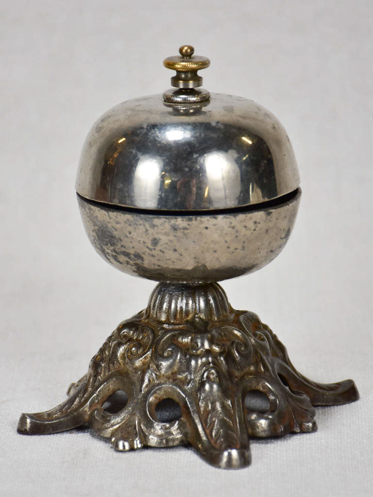 Antique French counter bell from a hotel or grand home - 1900's