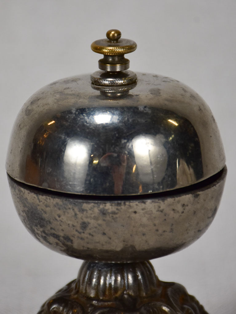 Antique French counter bell from a hotel or grand home - 1900's