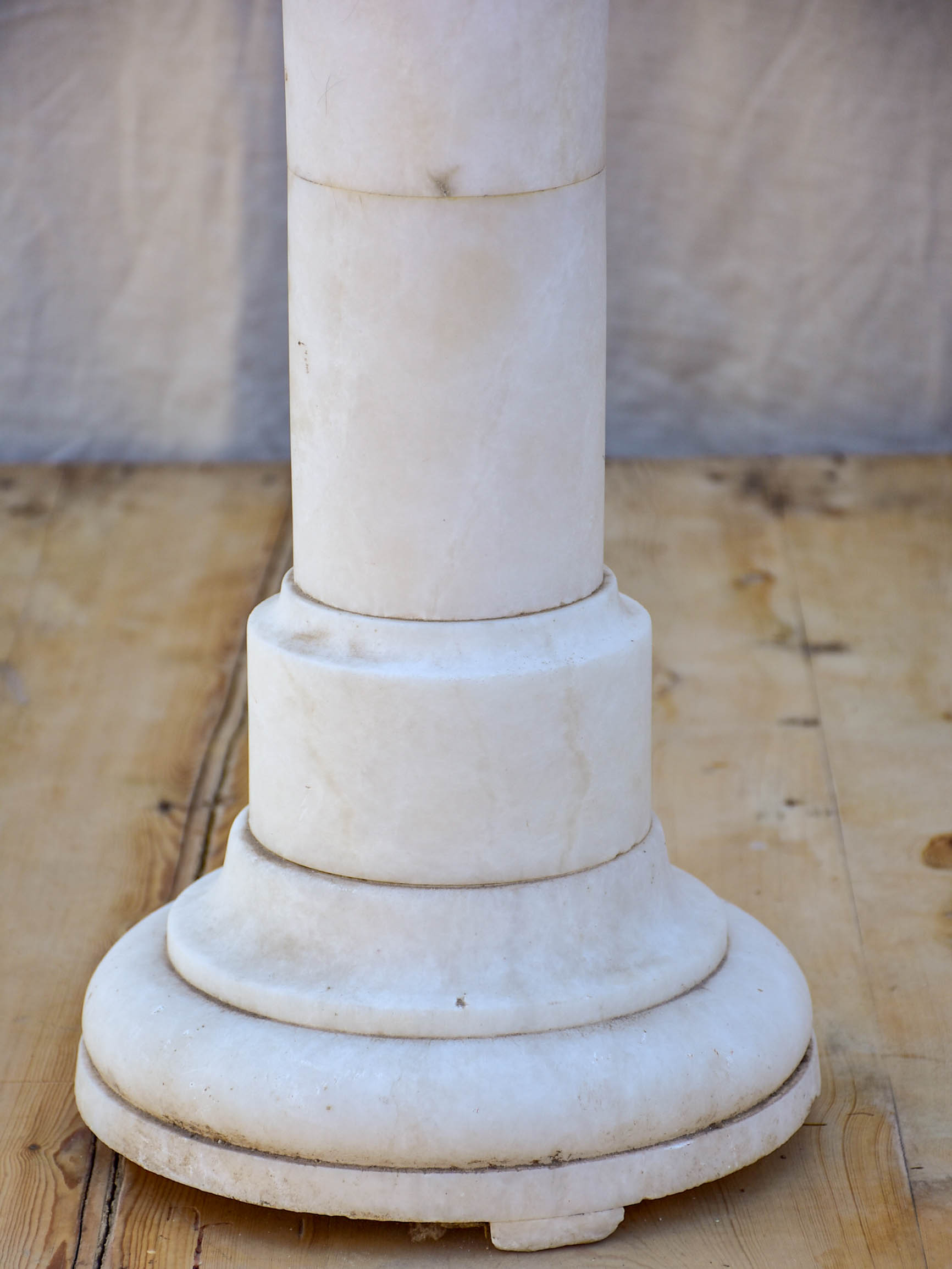 Antique marble pedestal