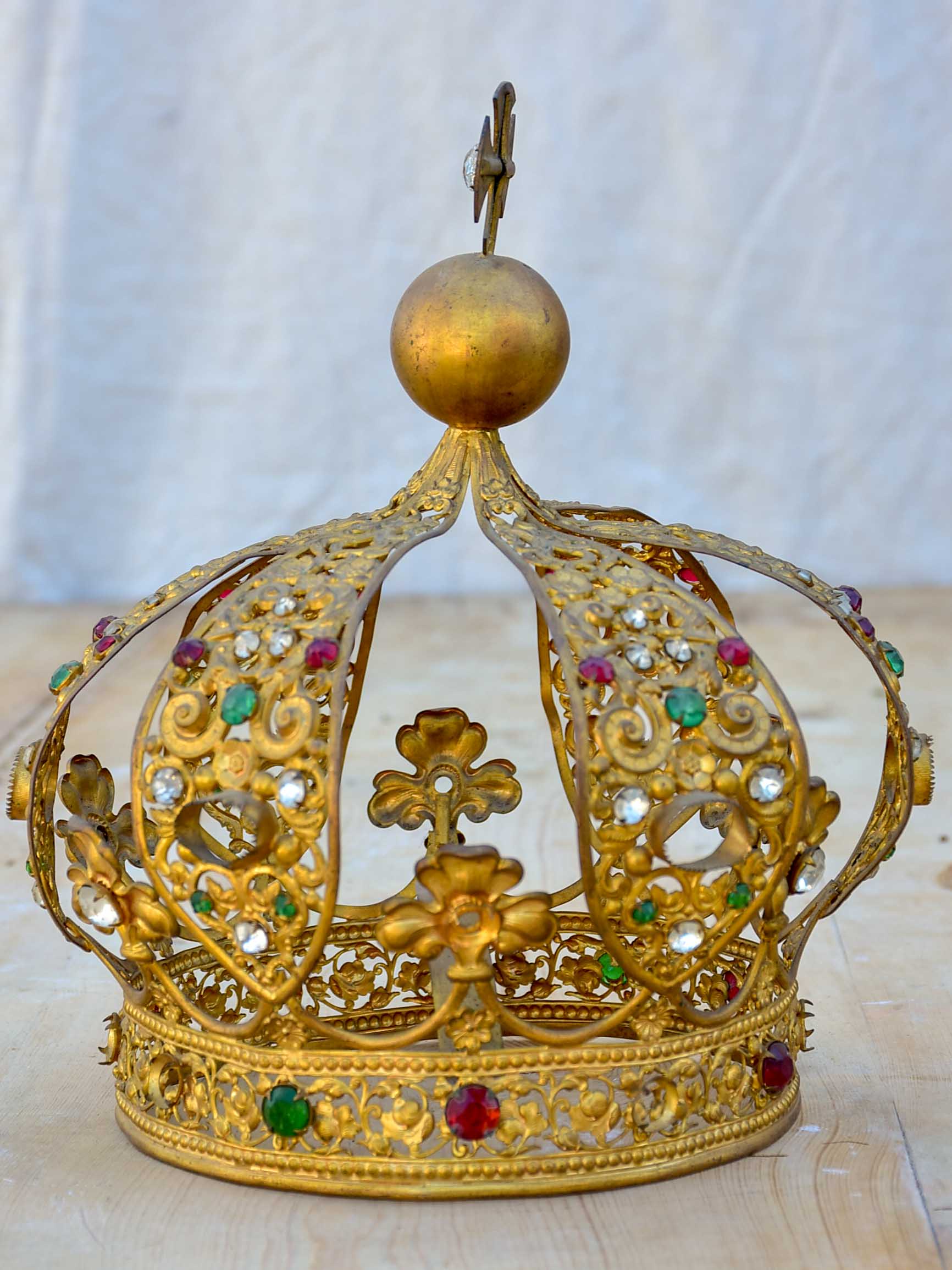 Antique French saint's crown from a church