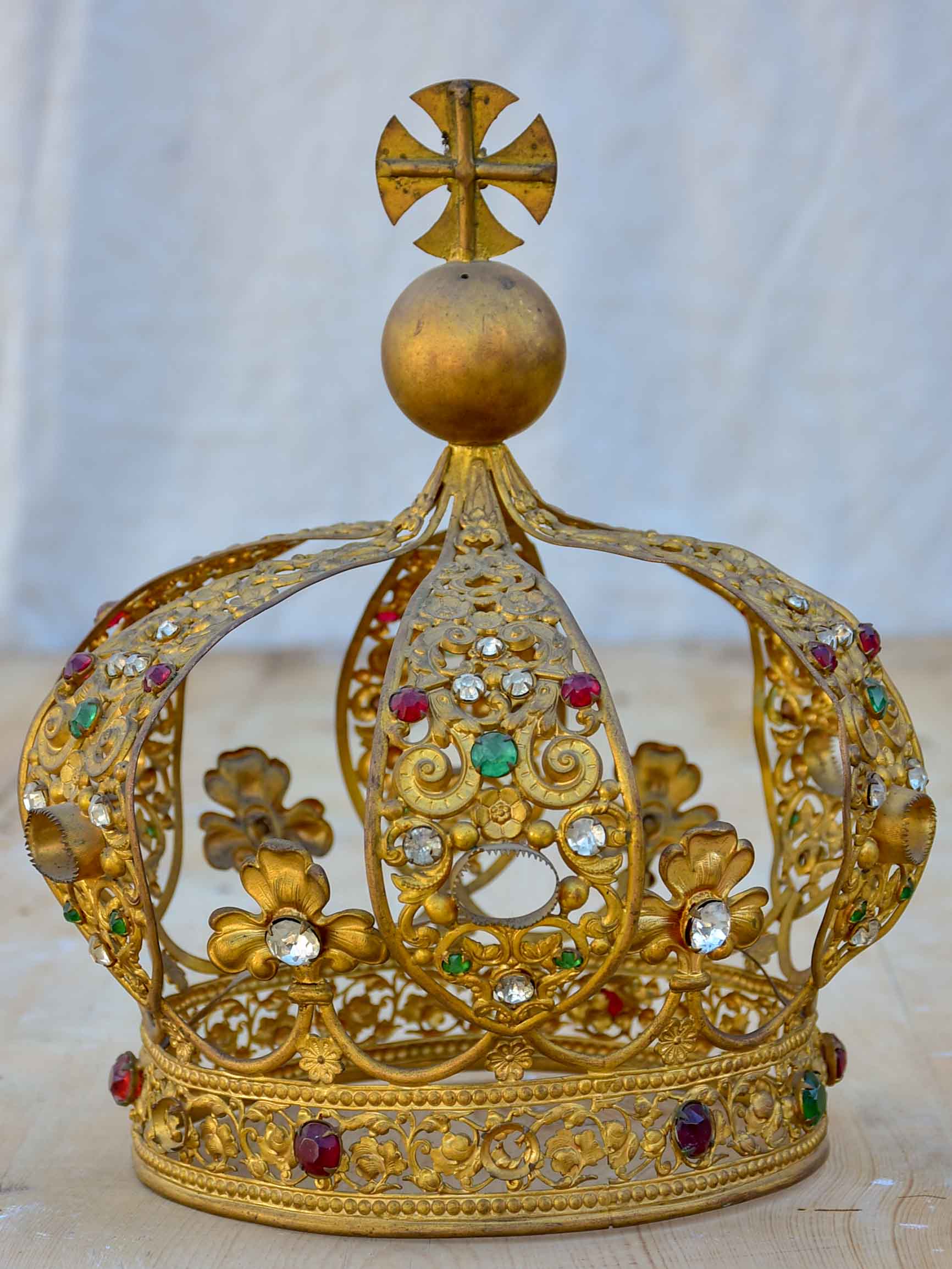 Antique French saint's crown from a church