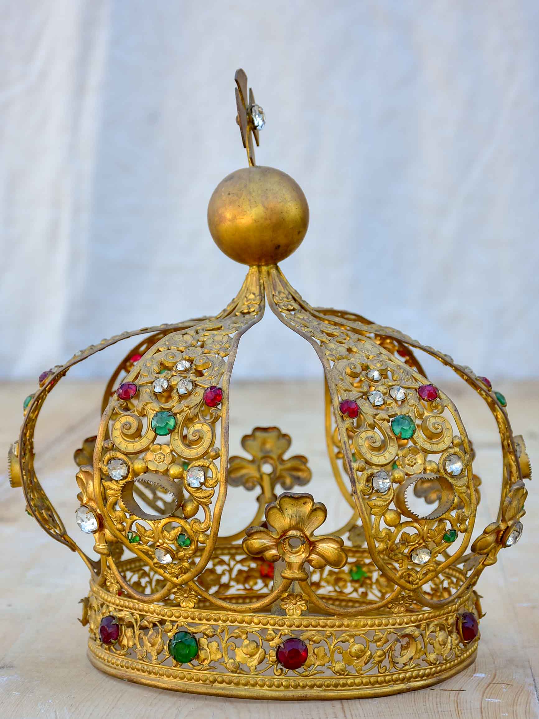 Antique French saint's crown from a church