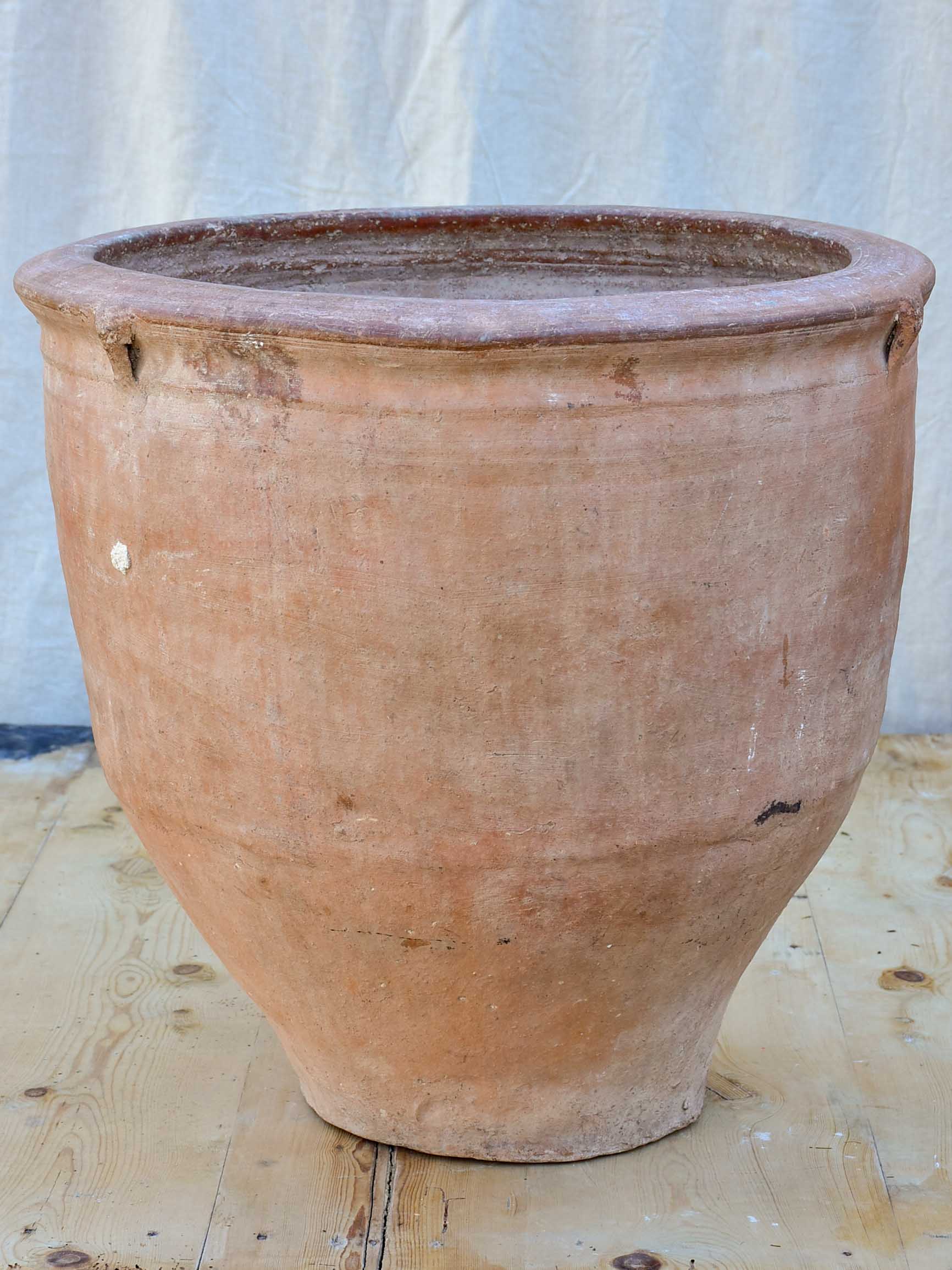 Very large antique Spanish water / oil pot