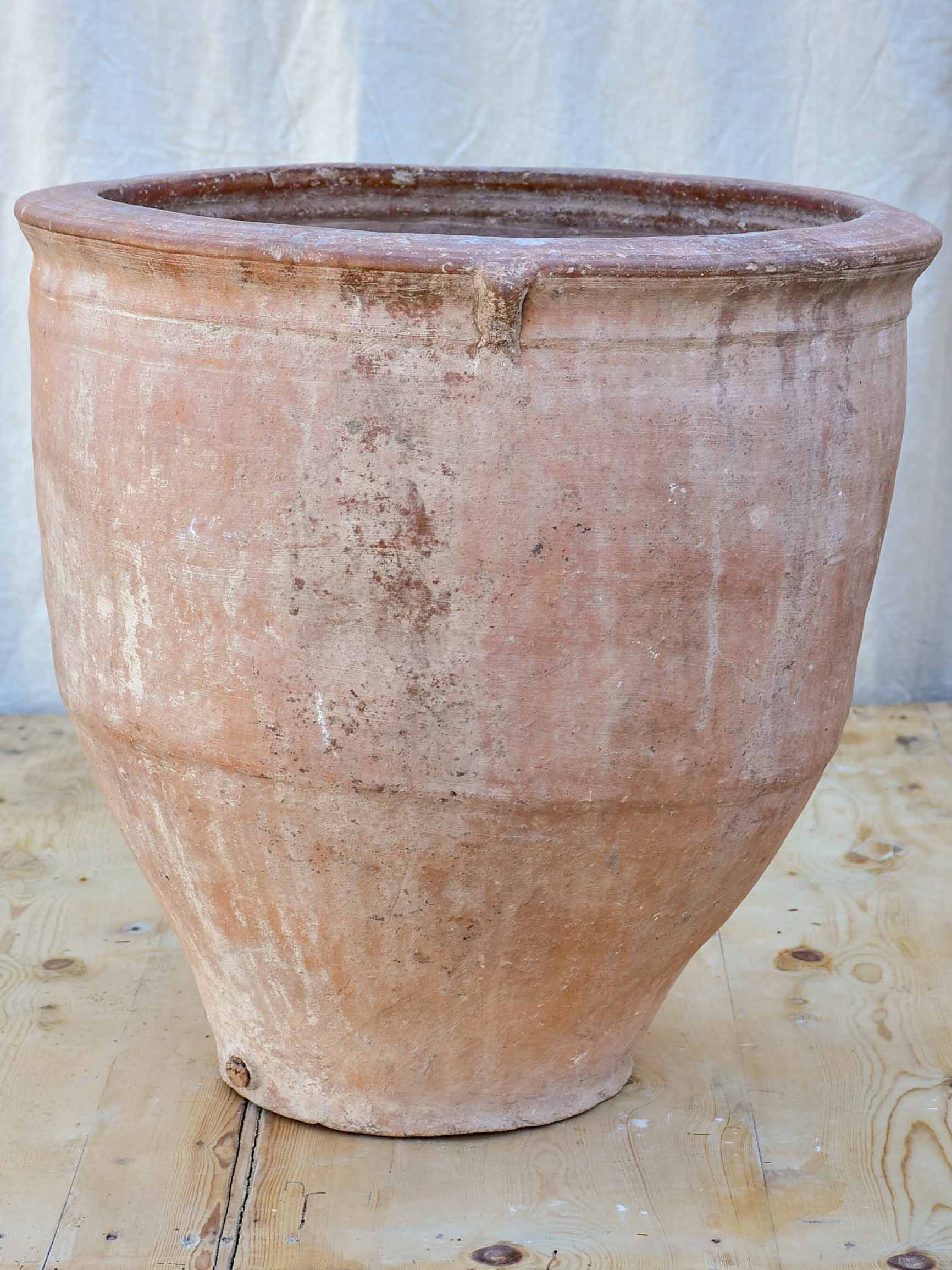 Very large antique Spanish water / oil pot