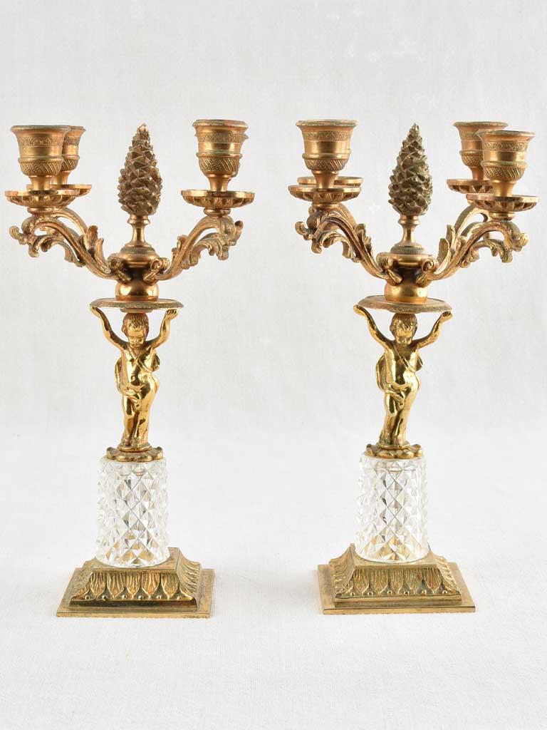 Louis XVI-style vintage candlesticks